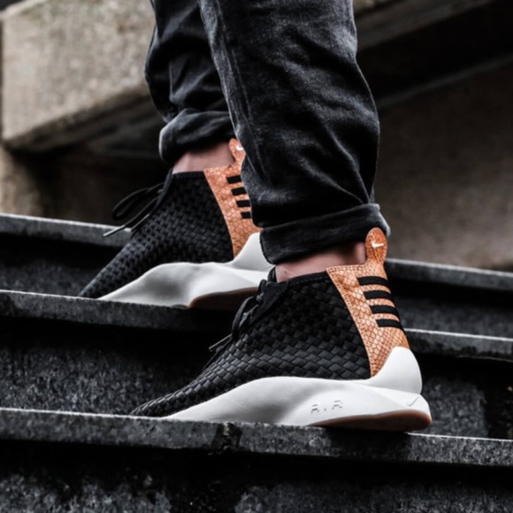 nike air max woven boot black